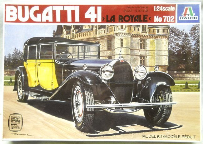 Italeri 1/24 1931 Bugatti Royale 'Berlin de Voyage' Type 41, 702 plastic model kit